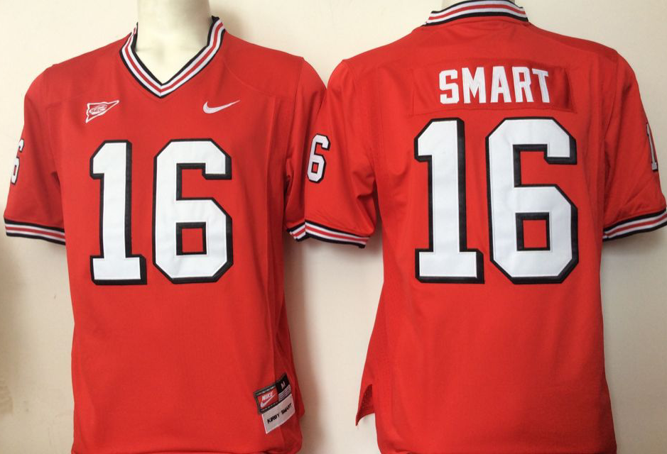 NCAA Men Georgia Bulldogs Red 16->ncaa teams->NCAA Jersey